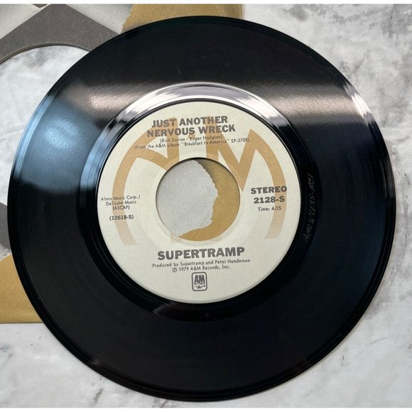 Supertramp The Logical Song / Just Another Nervous Wreck 45 Rock 1979 VG+ - Picture 6 of 6